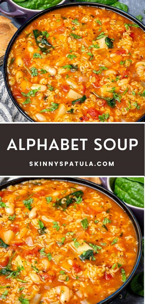 Alphabet Soup Recipe – Skinny Spatula