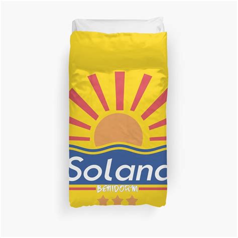 "Solana Benidorm" Duvet Cover by FizzBang | Redbubble