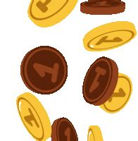 Falling Coins Animated Gif