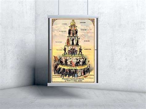 Pyramid of Capitalist System 1911 Poster ,industrial Workers of the ...