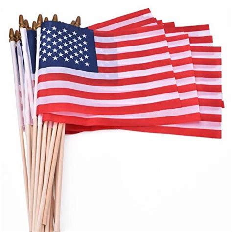 Small American Flags 5x8 Inch/Small US Flags/Mini American Flag on ...