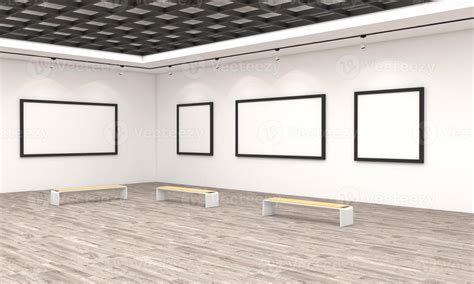 Art Gallery Frames Mockup 3D Illustration and 3D rendering 3738922 Stock Photo at Vecteezy