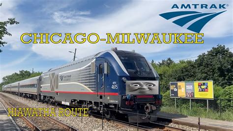 T1E2H3's Train Travels: Chicago to Milwaukee on Amtrak - YouTube