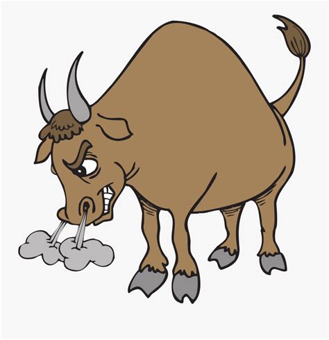 Bull Snorting , Free Transparent Clipart - ClipartKey