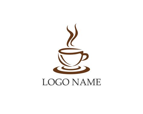 Copo de café Logo Template vector ícone do design 618477 Vetor no Vecteezy