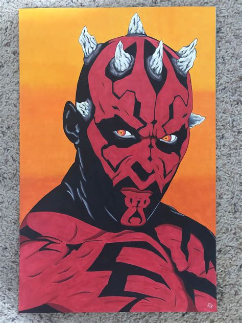 Darth Maul Original Drawing - Etsy