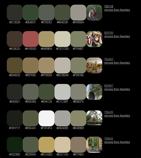 DatumOmNom's Favorite Color Palettes