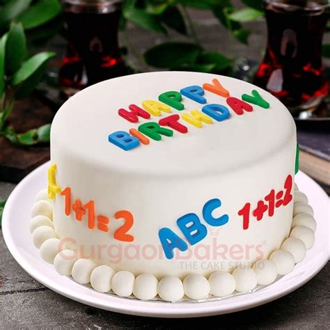 Designer number and alphabets online cakes for kids | Gurgaon Bakers