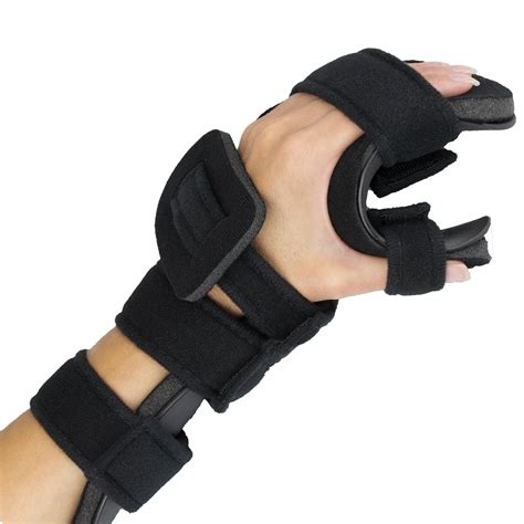 Stroke Hand Splint- Soft Resting Hand Splint for Flexion Contractures, Comfortably Stretch and ...