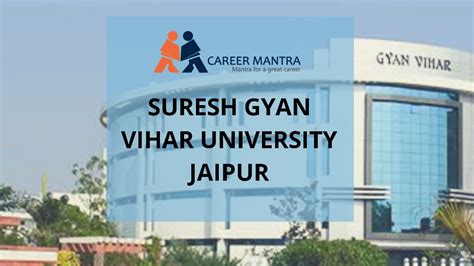 Suresh Gyan Vihar University | Admission, Fees, Courses, Cutoff, placement - Career Mantra