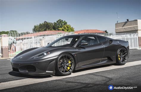 20" Stance Wheels SF03 Brush Titanium Rims for 2009 Ferrari F430