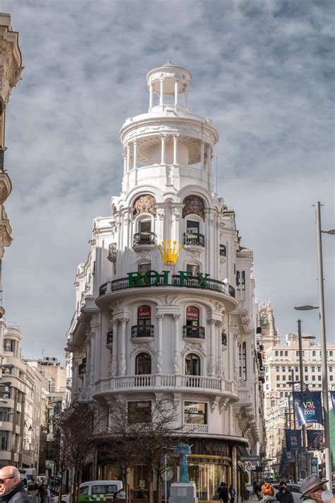 The Gran Via is One of Madrid S Most Important Shopping Areas Editorial Stock Image - Image of ...