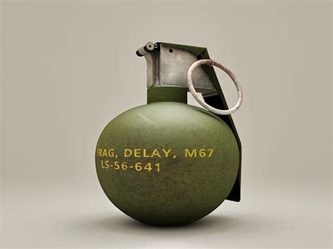 M67 Grenade 3D model Download for Free