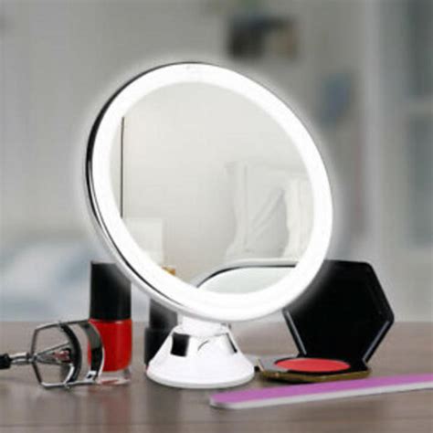 Makeup Vanity Mirror With 10X Lights LED Magnifying Mirror Cosmetic Mirrors Light Magnification ...