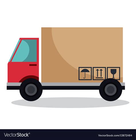 Truck delivery service icon Royalty Free Vector Image