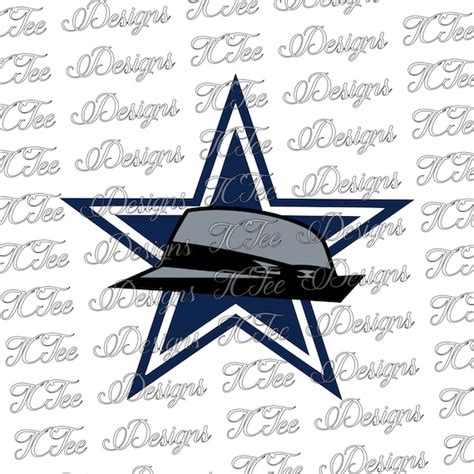 Dallas Cowboys Tom Landry Hat Football SVG File Vector