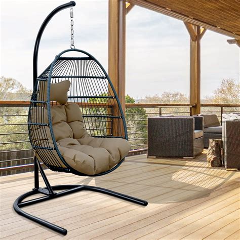 High Quality Single Swing Shape Egg Chair,Outdoor Patio Swing Hammock ...