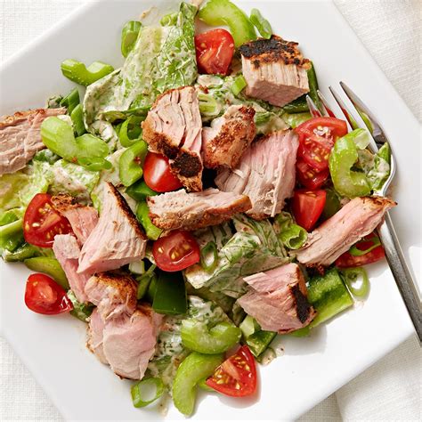 Chopped Cajun Ahi Tuna Salad Recipe - EatingWell