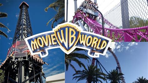 Top 10 Rides at Warner Bros. Movie World (2018) - YouTube