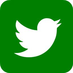 Twitter Logo Green Screen