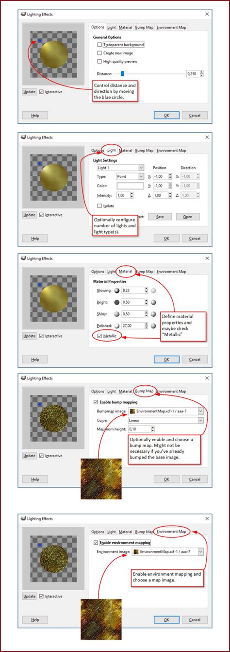 Creating a realistic gold surface in GIMP - Graphic Design Stack Exchange