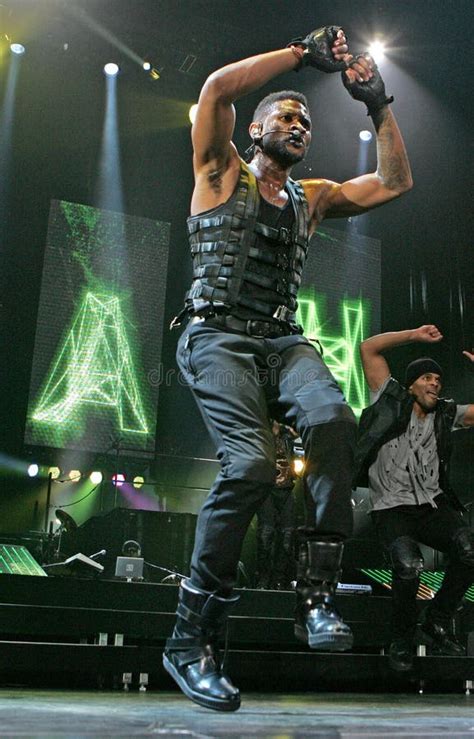 Usher performs in concert editorial stock photo. Image of music - 129400833