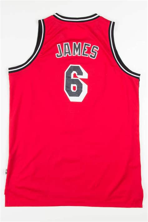 Lebron James Miami Heat NBA Jersey - Ragstock.com