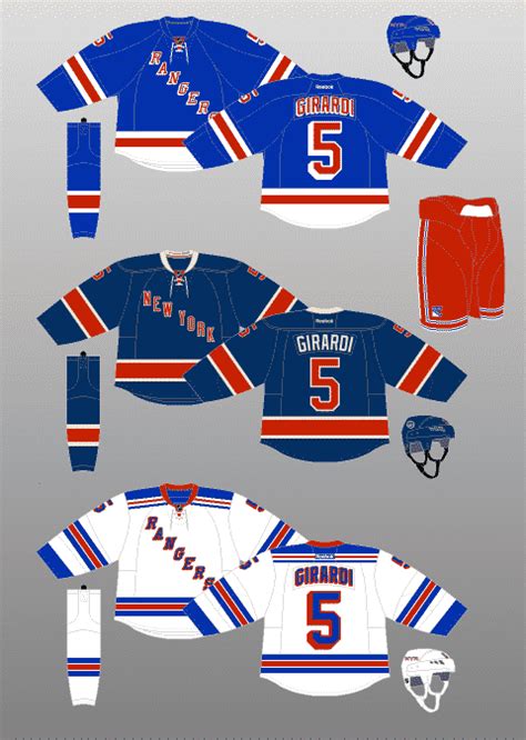 The evolution of the New York Rangers magnificent uniform