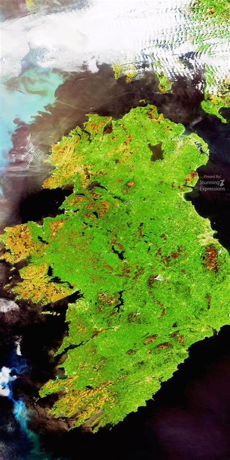 Ireland from the Space – Stunning Expressions