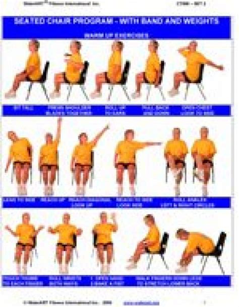 Chair Exercises For Seniors - Bing Images #Mobilityexercises | Здоровье