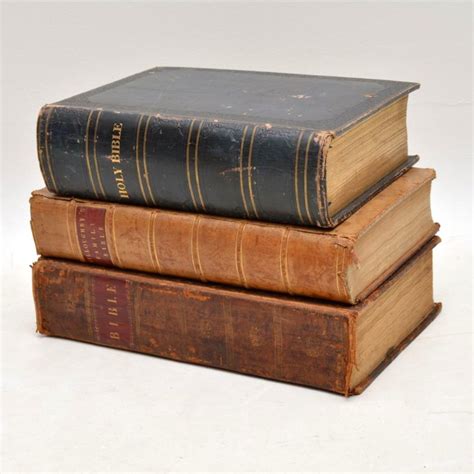 Set of Three Very Large Antique Holy Bibles 1778 , 1813 & 1844 ...