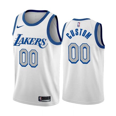 Men's Los Angeles Lakers Active Player New Blue Silver Logo City ...