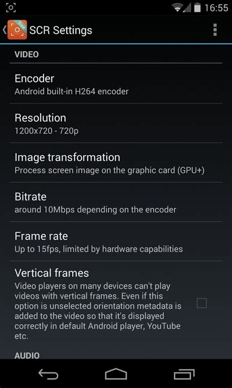 SCR Screen Recorder 0.20.3 - Скачать для Android APK бесплатно