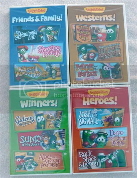 NEW Lot 30 Veggie Tales Movies on 10 DVDs / Collection Gift Set w ...