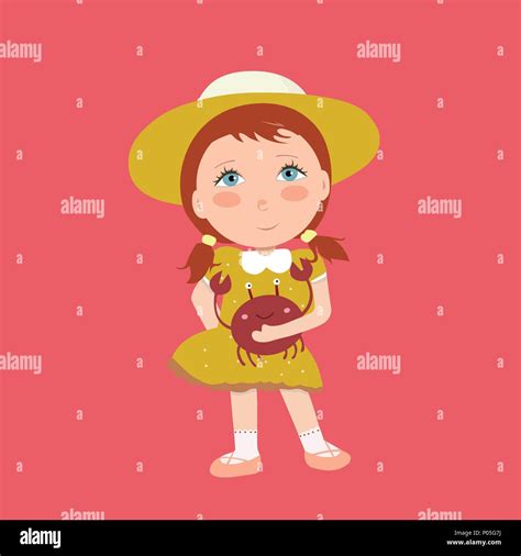 Cute girl vector illustration Stock Vector Image & Art - Alamy