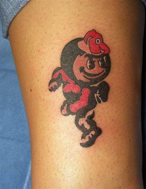 BRUTUS THE BUCKEYE ABOUT TO TAKE OFF — OSU BUCKEYE TATTOO (With images) | Ohio state tattoos ...