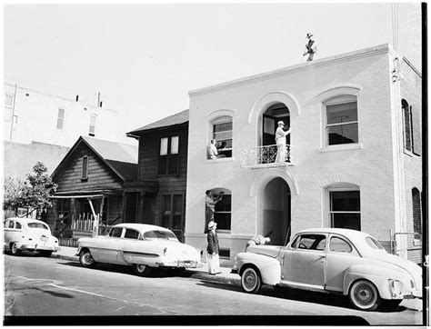 Skid row negatives, 1955 by MichaelRyerson, via Flickr | City of angels, Los angeles, Street scenes