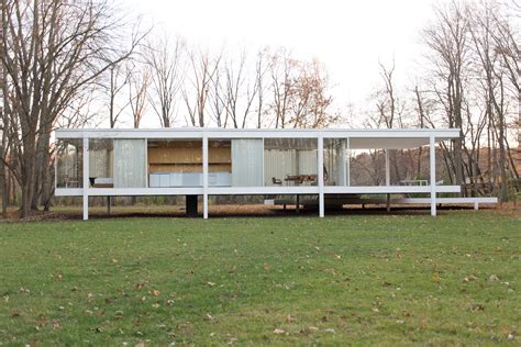 File:Farnsworth House by Mies Van Der Rohe - exterior-6.jpg - Wikimedia Commons