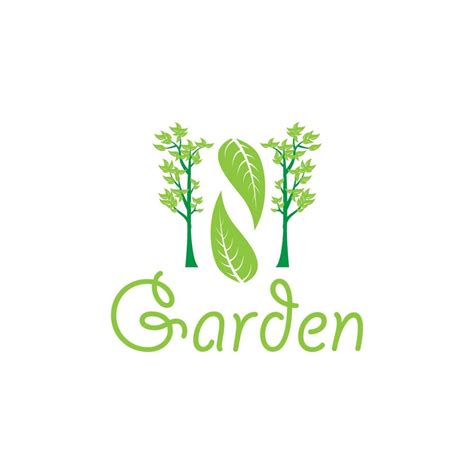 garden logo template 10398810 Vector Art at Vecteezy