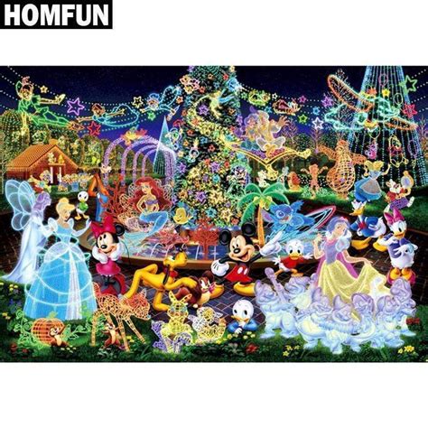 5D Diamond Painting Disney Character Collage Kit