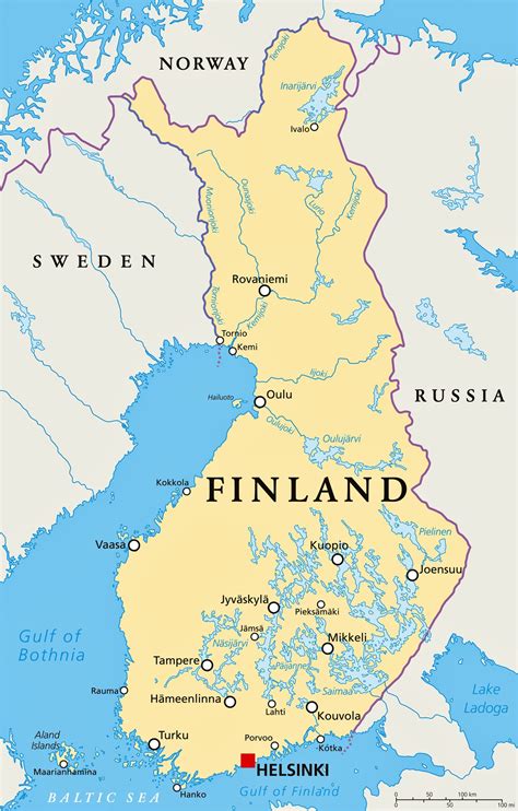 Exploring The Beauty Of Finlandia Through Maps - Map of Counties in ...