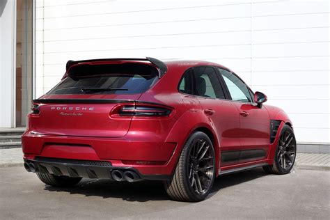 Red Widebody Porsche Macan by TopCar - GTspirit