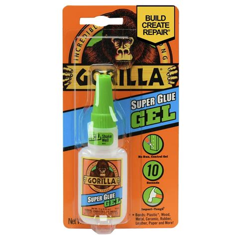 Gorilla Super Glue Clear Gel, 15 Gram - Walmart.com - Walmart.com