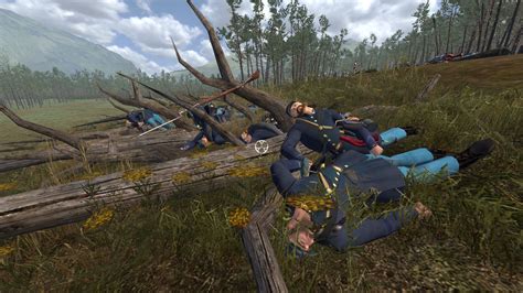 Union Soldiers Lay Dead on the Abatis in Front of the Confederate ...