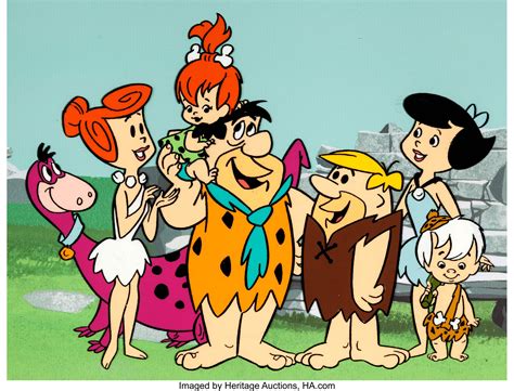 The Flintstone Comedy Show Full Cast Publicity Cel (Hanna-Barbera, | Lot #11209 | Heritage Auctions