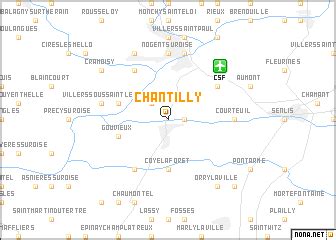 Chantilly (France) map - nona.net