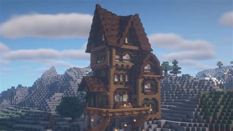 A cliffside house I made. Turned out a bit more rectangular than I was hoping for... Tell me ...