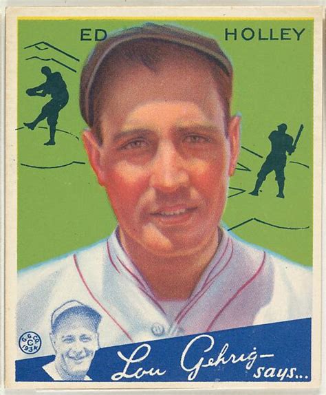 Goudey Gum Company | Ed Holley, Philadelphia Phillies | The Metropolitan Museum of Art