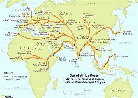 The genographic project confirms humans migrated out of Africa through ...