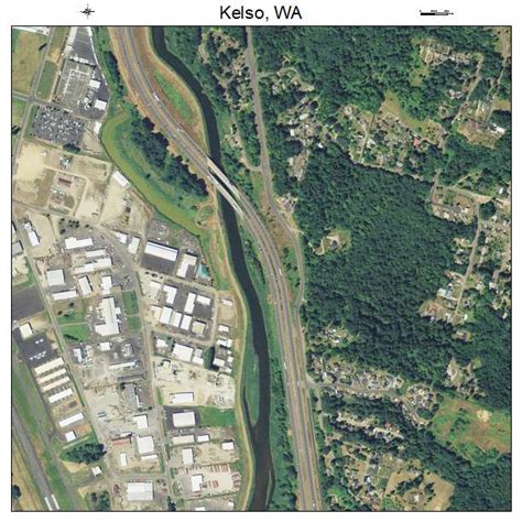 Aerial Photography Map of Kelso, WA Washington